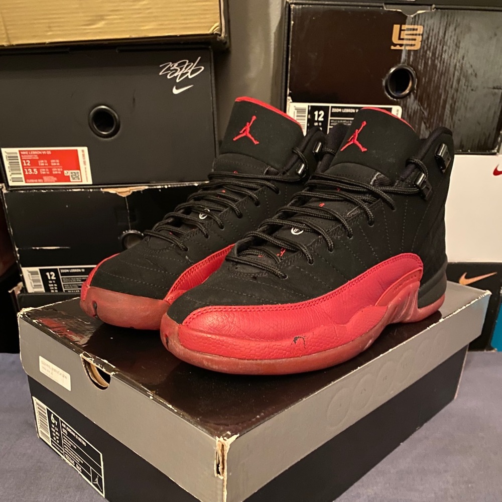 Worn Size 6.5 Jordan Retro 12 infamous “flu game”